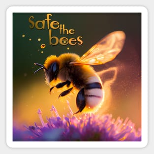 Safe the Bees Magnet
